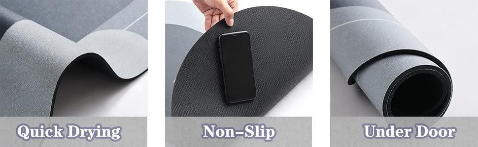 Super Absorbent Anti Slip Mat for Bathroom Floor